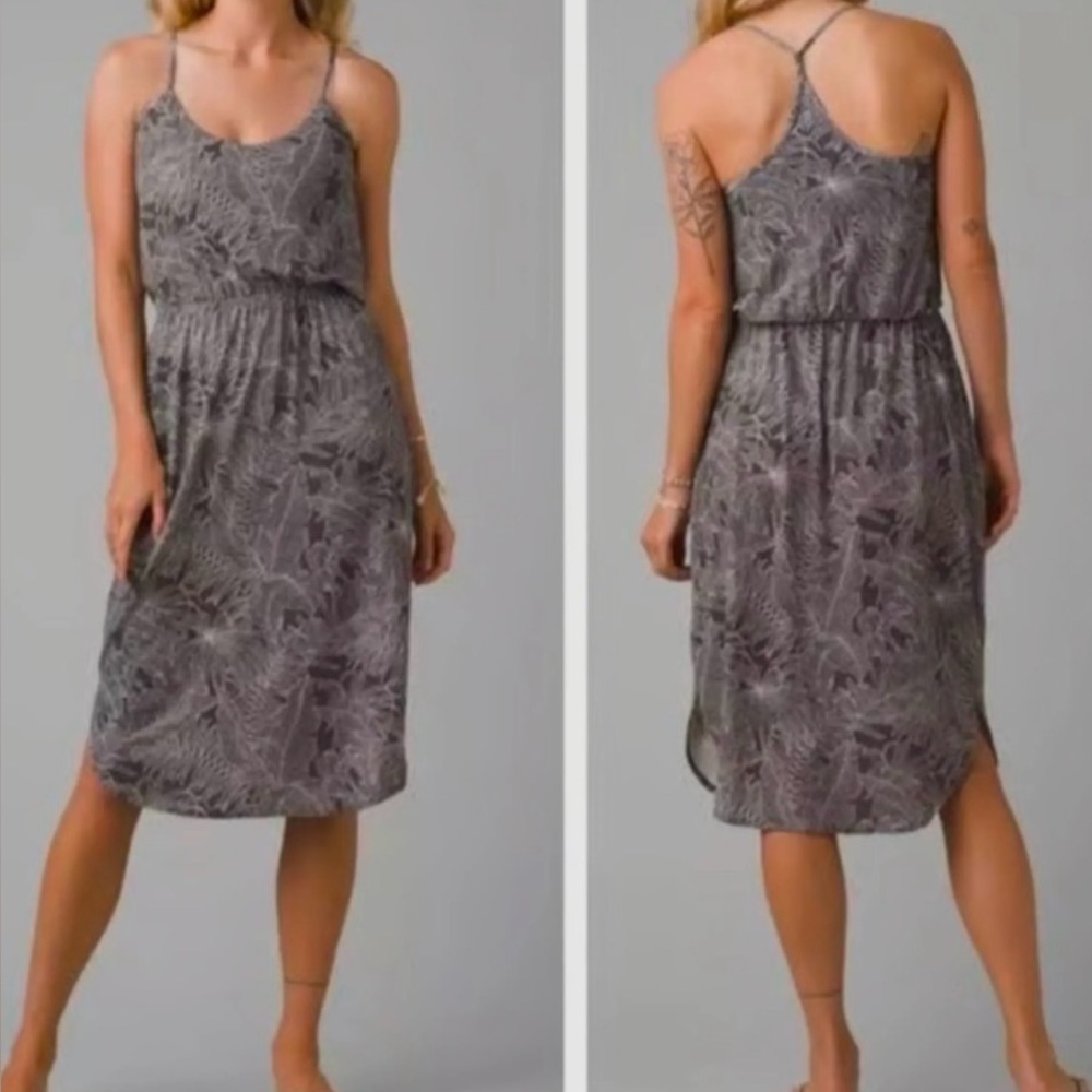 Prana NWT Black and White Patterned Dress
